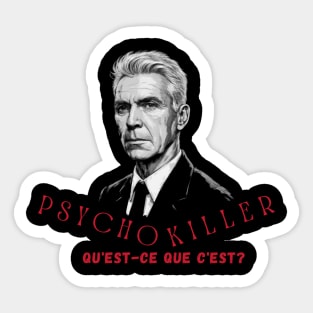 Pyscho Killer Sticker